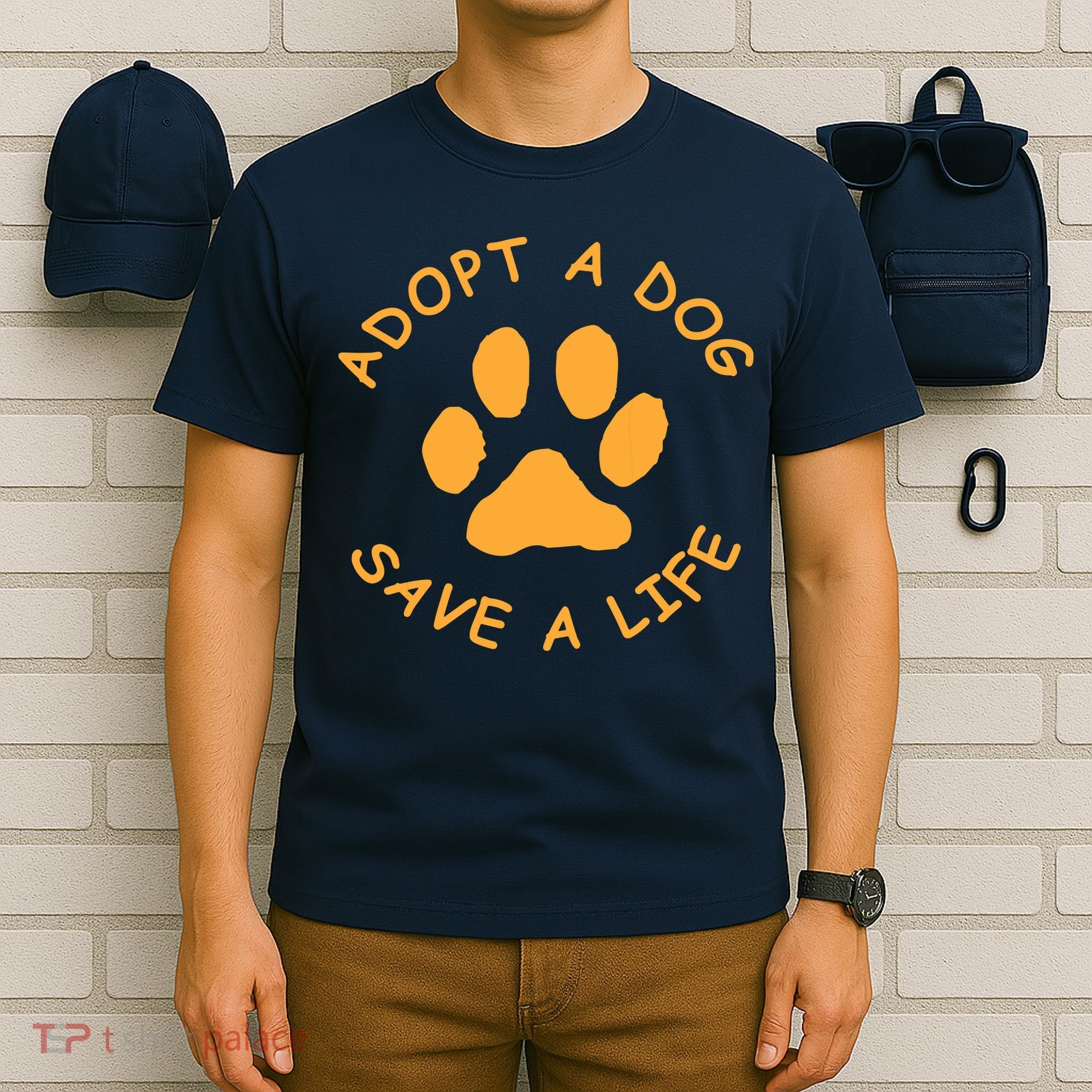 Adopt A Dog Save A Life Tee Rescue Dog T-Shirt