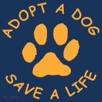 Adopt A Dog Save A Life Tee Rescue Dog Performance Fleece Hoodie thumb 2