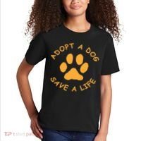 Adopt A Dog Save A Life Tee Rescue Dog Kids T-Shirt thumb 2