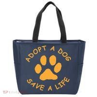 Adopt A Dog Save A Life Tee Rescue Dog Tote Bag thumb 0
