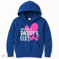 Always A Daddys Gift Daughter Gift Kids Hoodie thumb 0