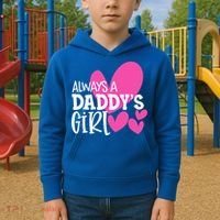 Always A Daddys Gift Daughter Gift Kids Hoodie thumb 2