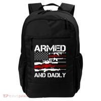 Armed And Dadly Military Dad Gift Backpack thumb 0