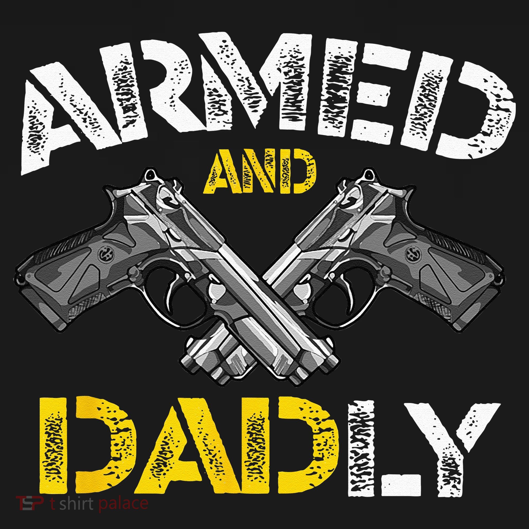 Armed And Dadly Funny Armed And Deadly Dad Fathers Day Mousepad