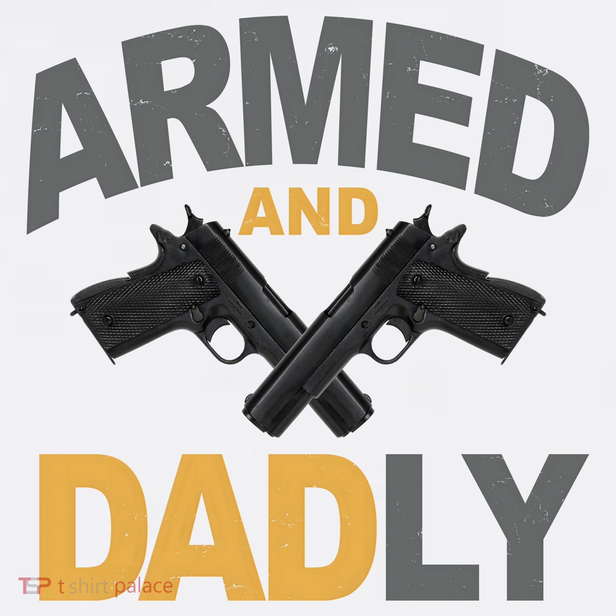 Armed And Dadly Fathers Day Gift Mousepad