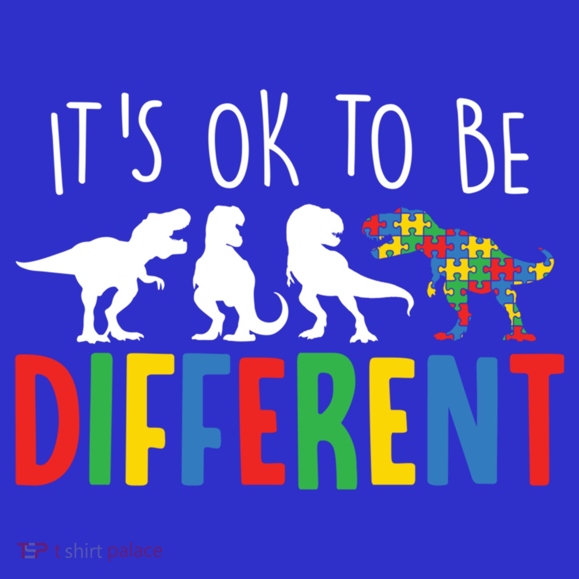 Autism Awareness Dinosaur ItS Ok To Be Different Meaningful Gift Sweatshirt
