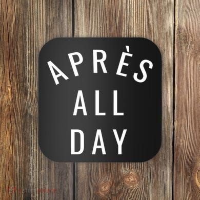Apres All Day Winter Sports Gift Coaster