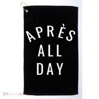 Apres All Day Winter Sports Gift Golf Towel thumb 0