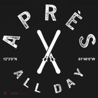 Apres All Day Winter Sports Apres Ski Lover Skiing Men Skier Women's Hoodie thumb 2