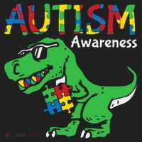 Autism Awareness Dinosaur Autism Heart Puzzle Hat thumb 2