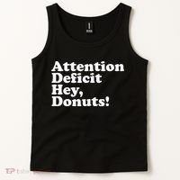Adhd Attention Deficit Hey Donuts! Lt Tank Top thumb 2