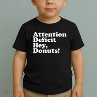 Adhd Attention Deficit Hey Donuts! Lt Toddler T-Shirt thumb 2