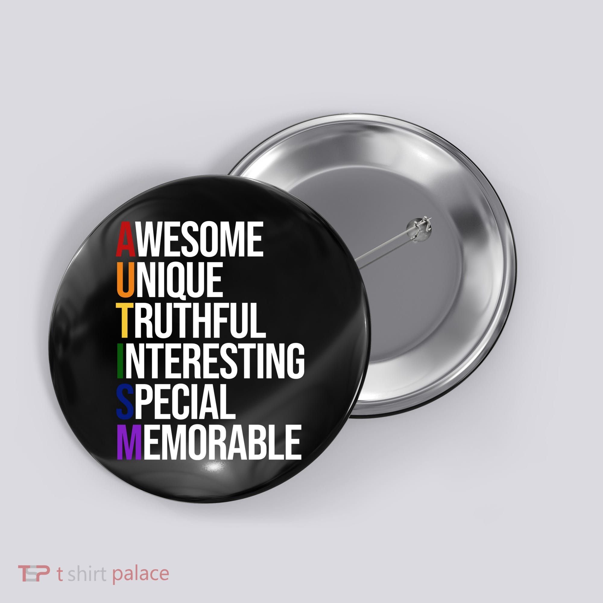 Autism Awesome Definition Button