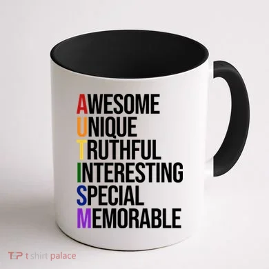 Autism Awesome Definition Coffee Mug back