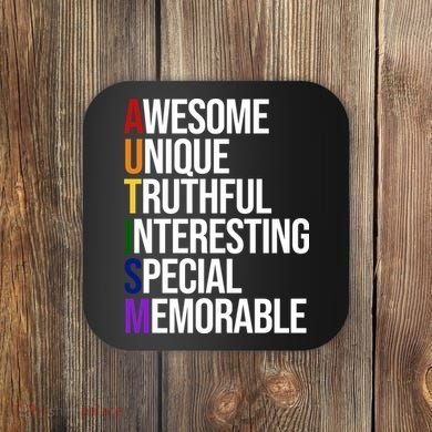 Autism Awesome Definition Coaster