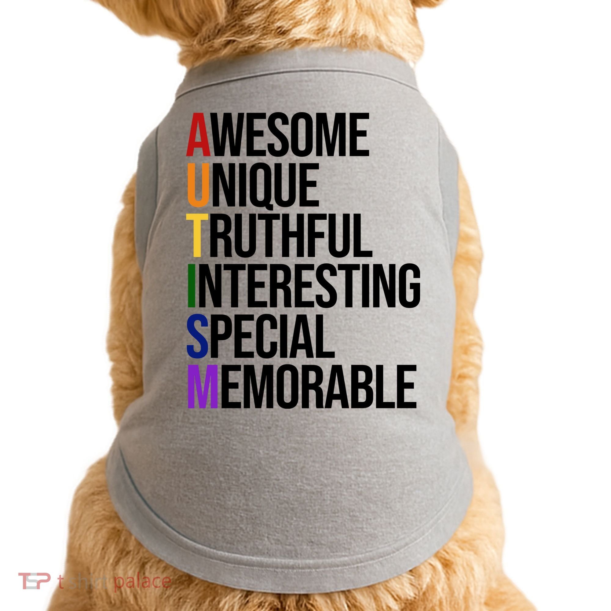 Autism Awesome Definition Doggie Tank