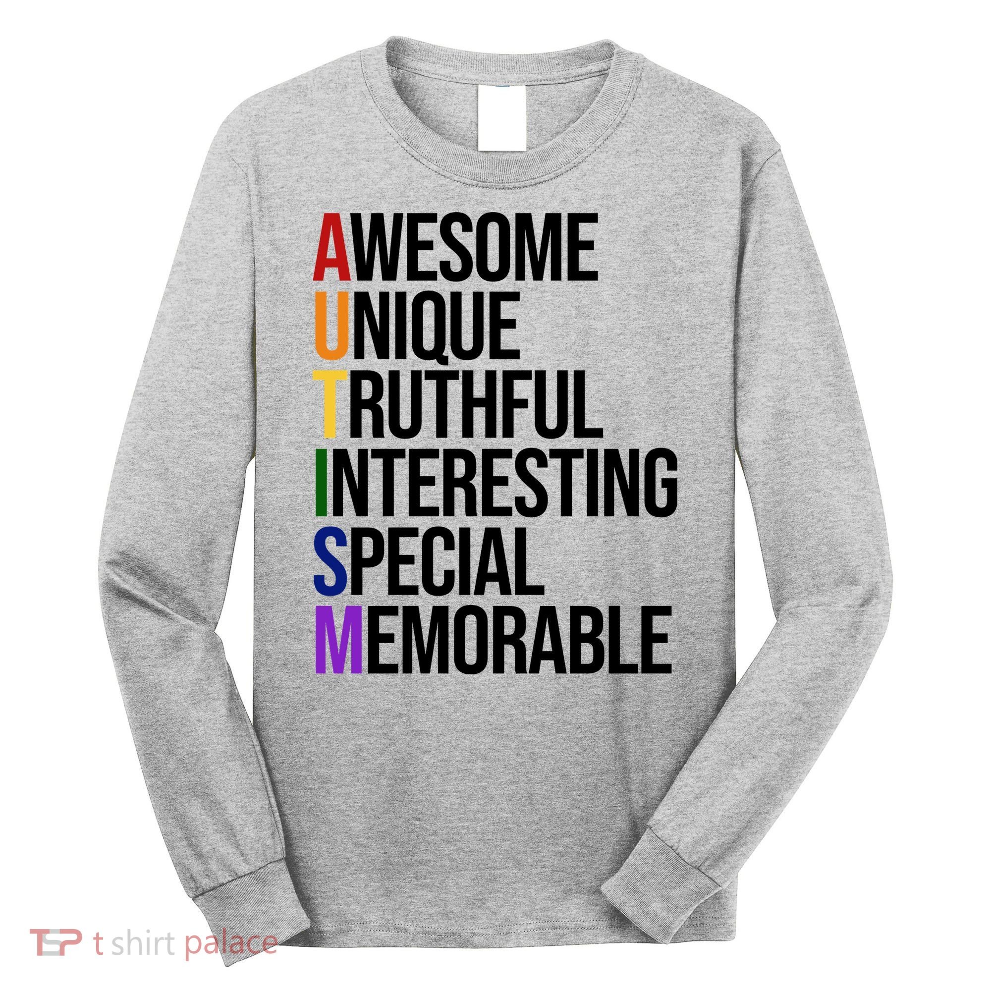 Autism Awesome Definition Long Sleeve Shirt