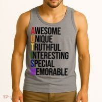 Autism Awesome Definition Tank Top thumb 3
