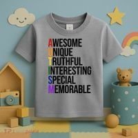 Autism Awesome Definition Toddler T-Shirt thumb 3