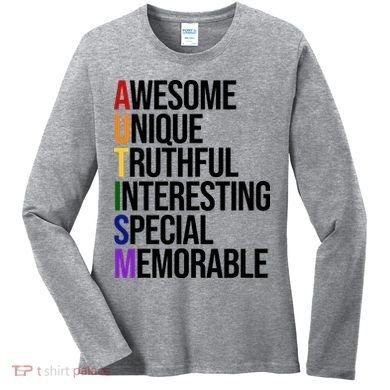 Autism Awesome Definition Women's Long Sleeve Shirt