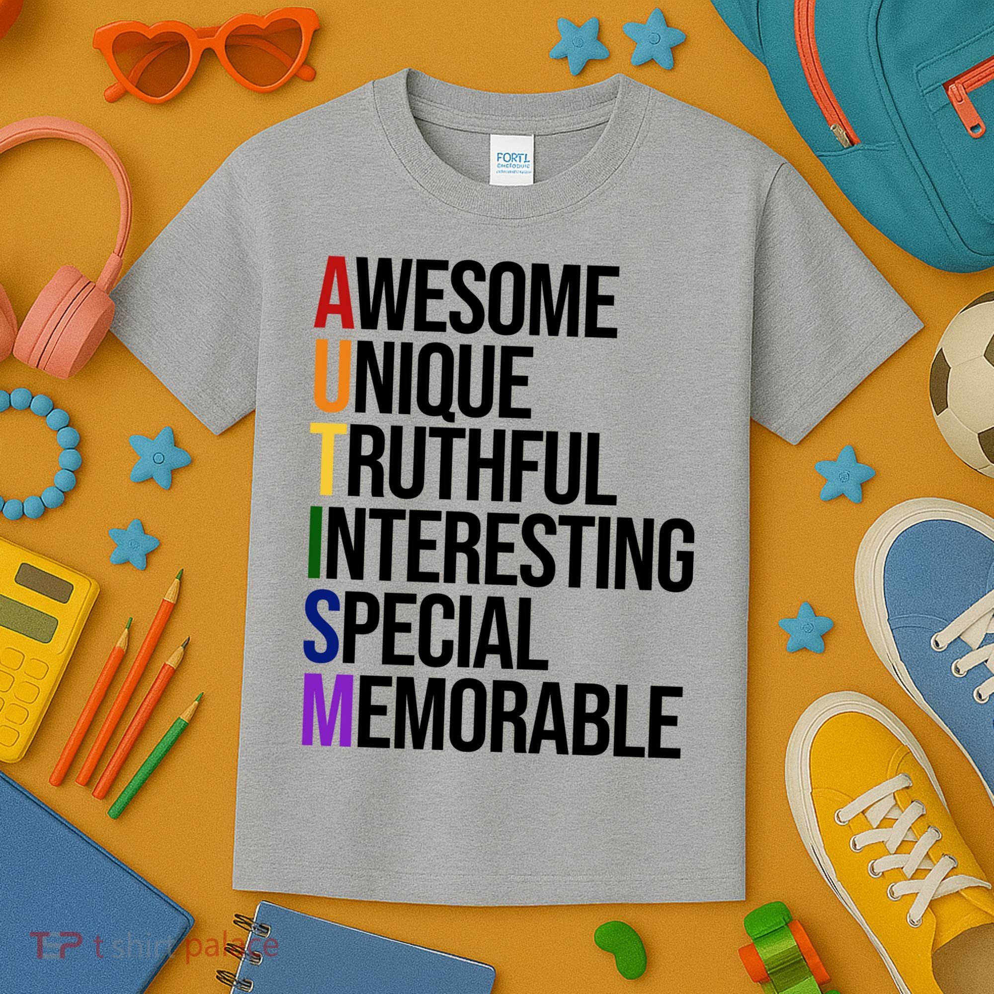 Autism Awesome Definition Kids T-Shirt
