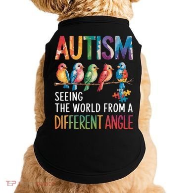Autism Awareness Different Angle Neurodiversity Doggie Tank