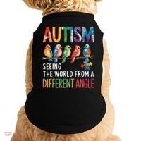 Autism Awareness Different Angle Neurodiversity Doggie Tank thumb 0