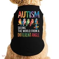 Autism Awareness Different Angle Neurodiversity Doggie Tank thumb 0