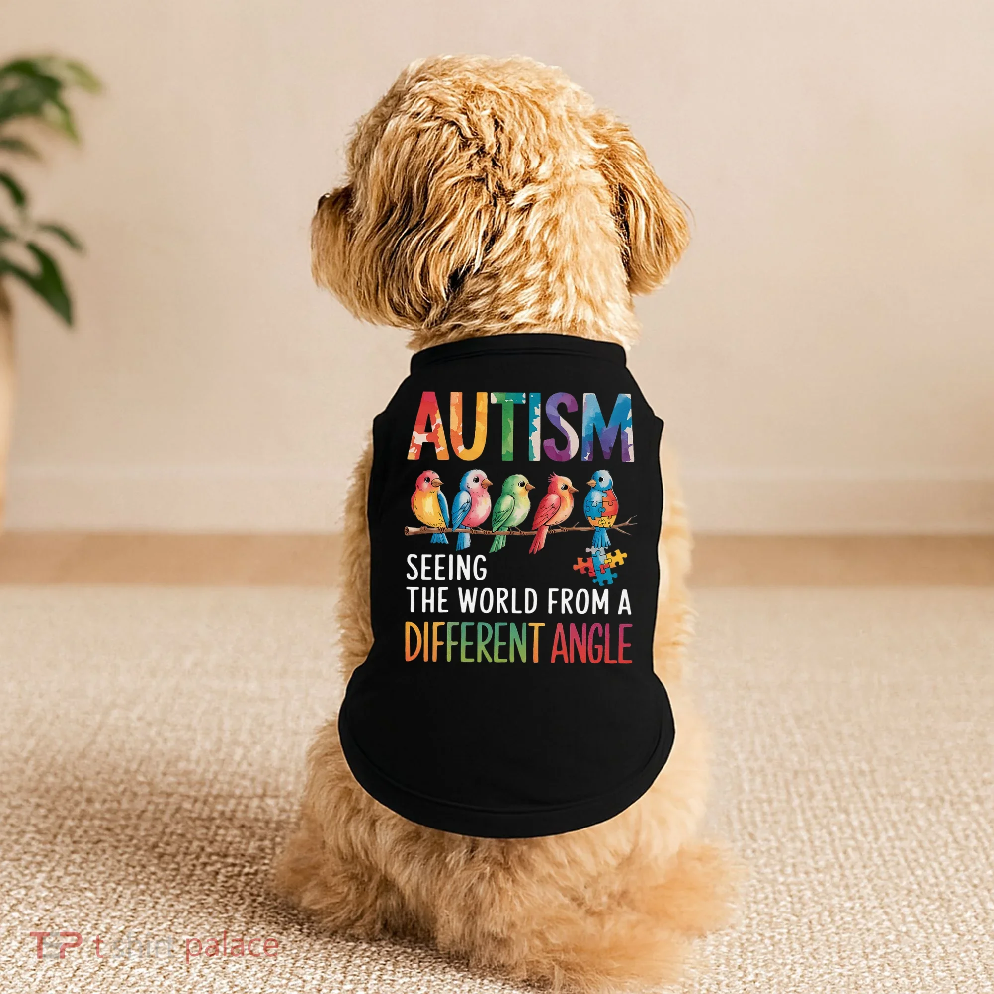 Autism Awareness Different Angle Neurodiversity Doggie Tank