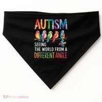 Autism Awareness Different Angle Neurodiversity USA-Made Doggie Bandana thumb 0