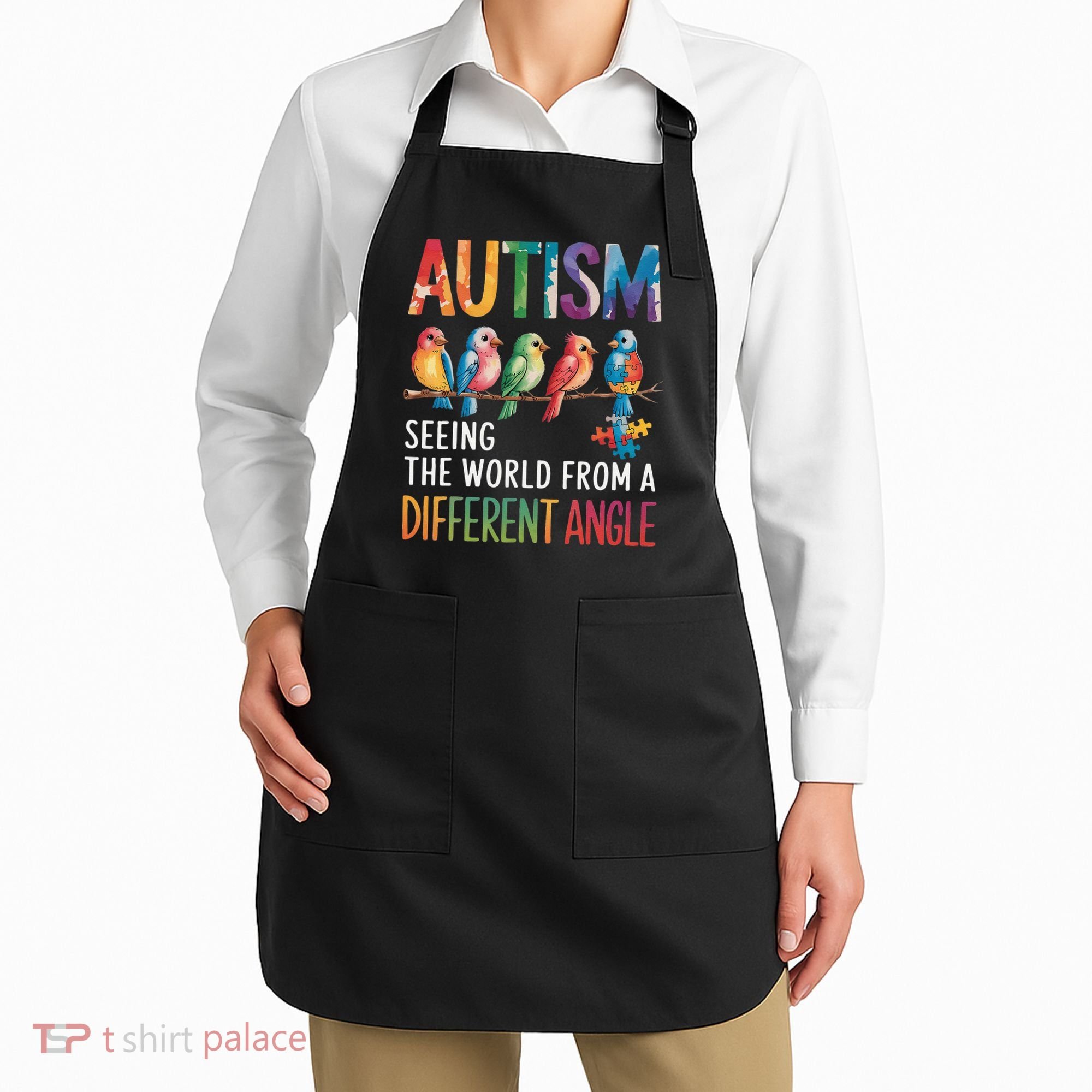 Autism Awareness Different Angle Neurodiversity Apron