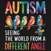 Autism Awareness Different Angle Neurodiversity Bucket Hat thumb 4