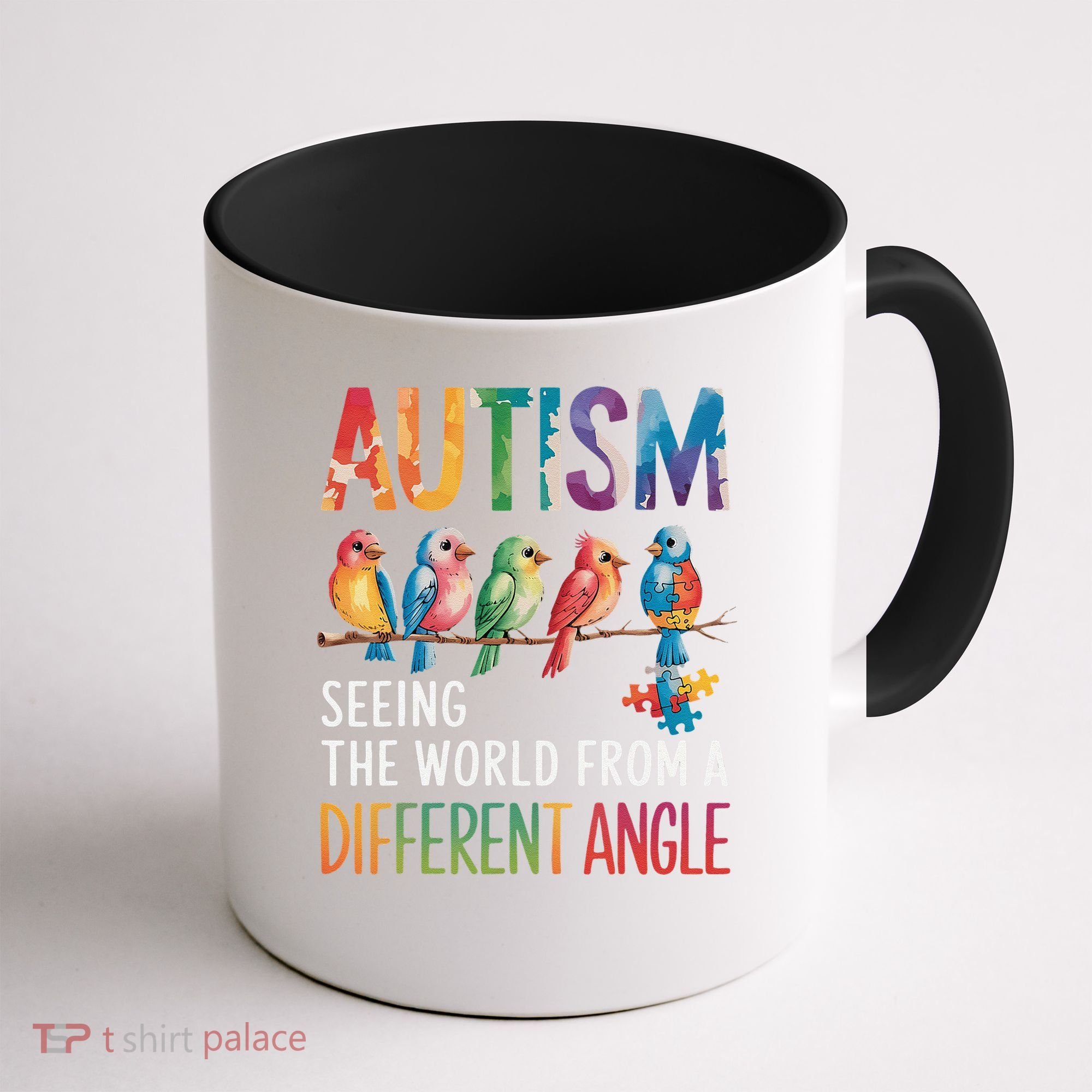 Autism Awareness Different Angle Neurodiversity Coffee Mug