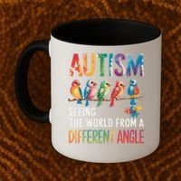 Autism Awareness Different Angle Neurodiversity Coffee Mug thumb 2