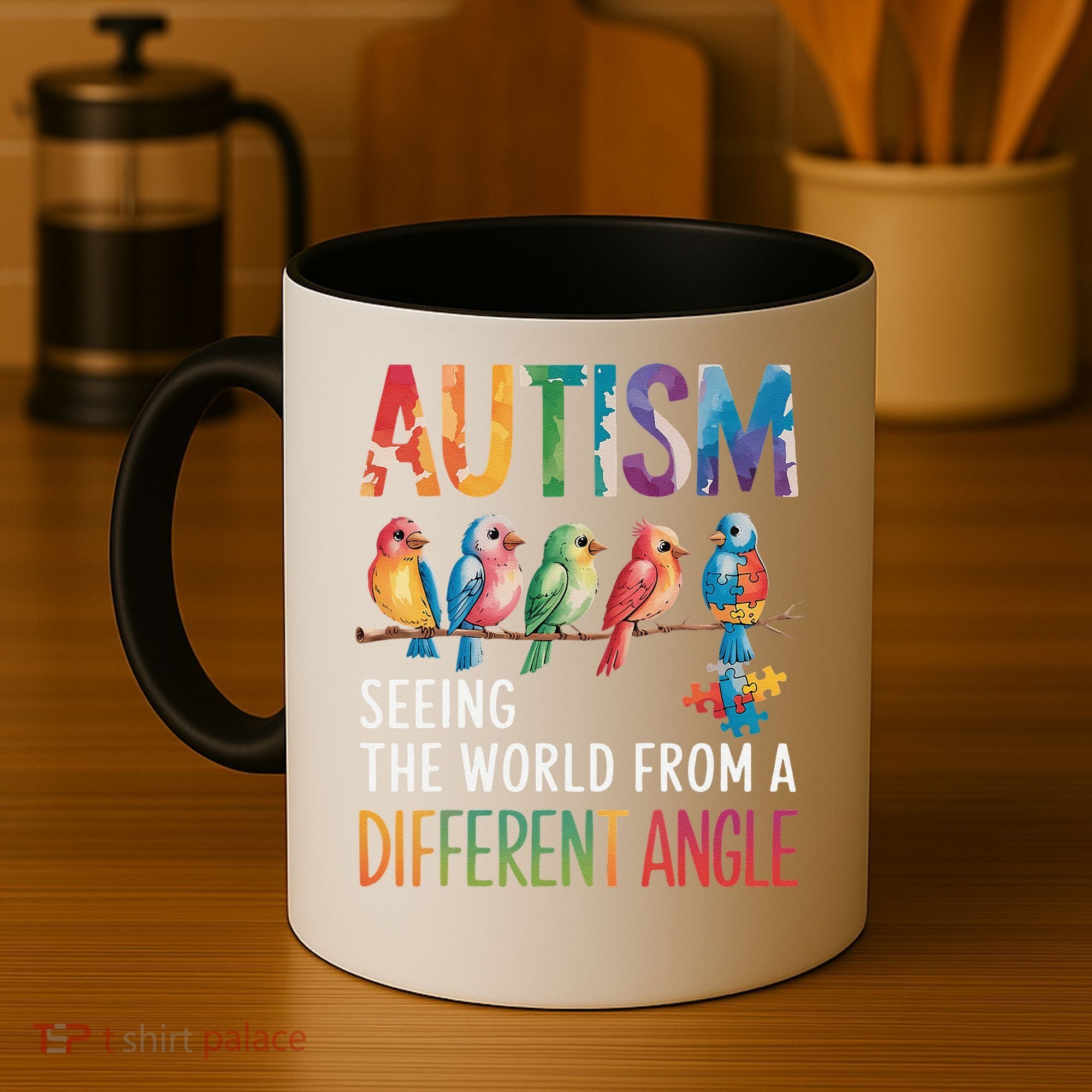 Autism Awareness Different Angle Neurodiversity Coffee Mug