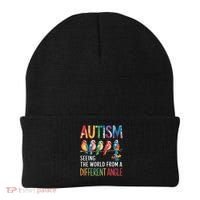 Autism Awareness Different Angle Neurodiversity Beanie thumb 0
