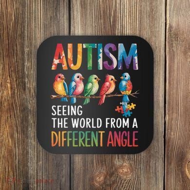 Autism Awareness Different Angle Neurodiversity Coaster