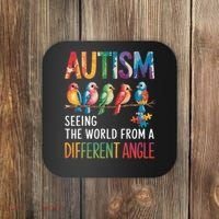 Autism Awareness Different Angle Neurodiversity Coaster thumb 0
