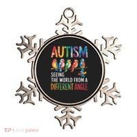 Autism Awareness Different Angle Neurodiversity Ornament thumb 0