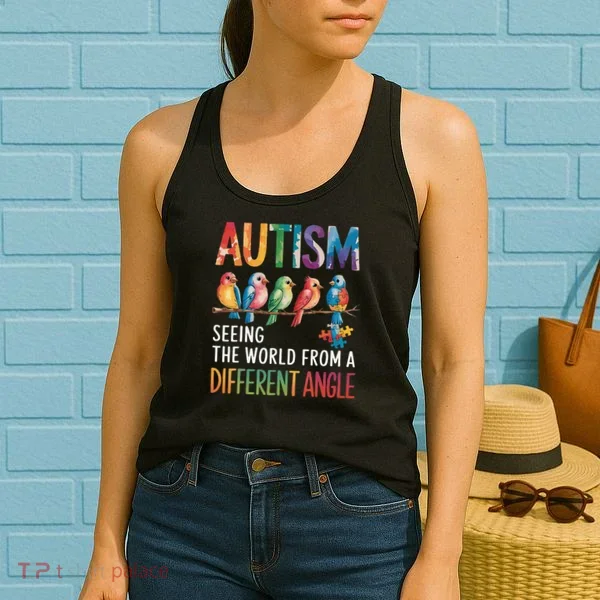Autism Awareness Different Angle Neurodiversity Women's Tank Top