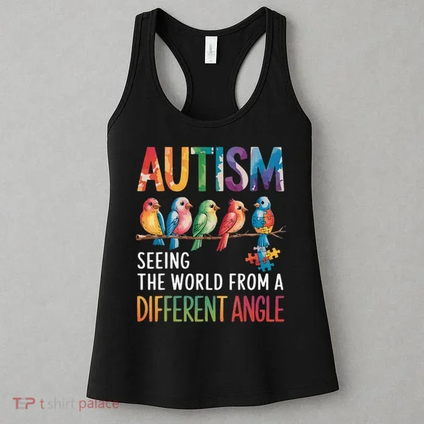 Autism Awareness Different Angle Neurodiversity Women's Tank Top