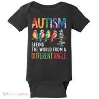 Autism Awareness Different Angle Neurodiversity Baby Bodysuit thumb 0