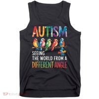 Autism Awareness Different Angle Neurodiversity Tank Top thumb 0