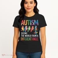 Autism Awareness Different Angle Neurodiversity Women's T-Shirt thumb 4