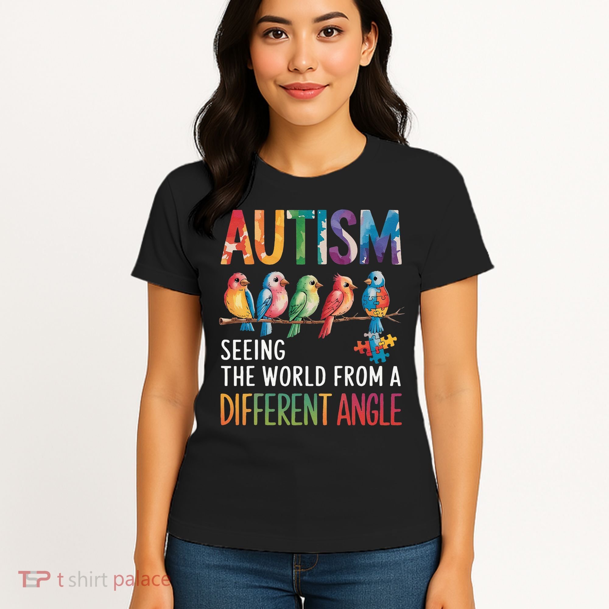 Autism Awareness Different Angle Neurodiversity Women's T-Shirt