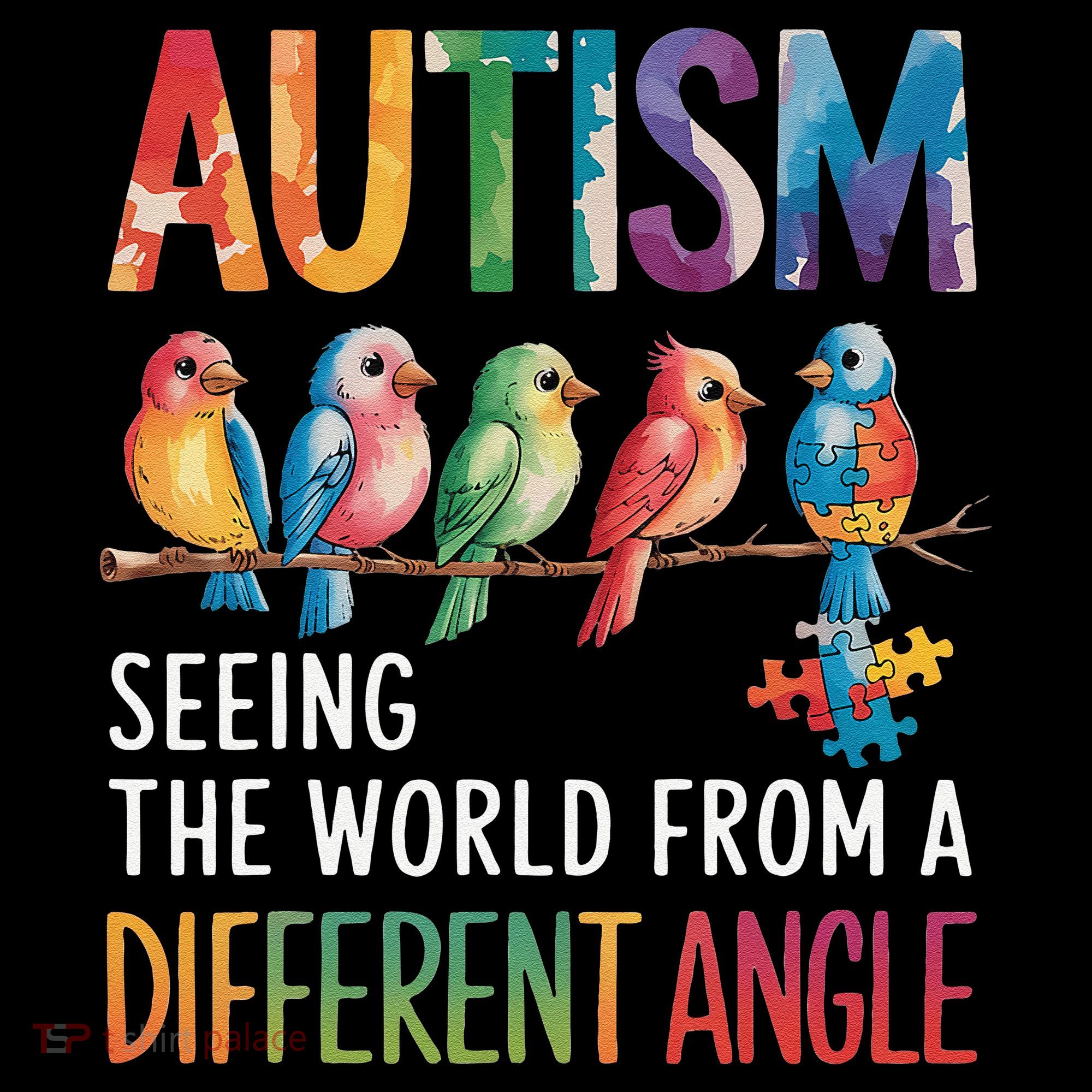 Autism Awareness Different Angle Neurodiversity Kids Sweatshirt