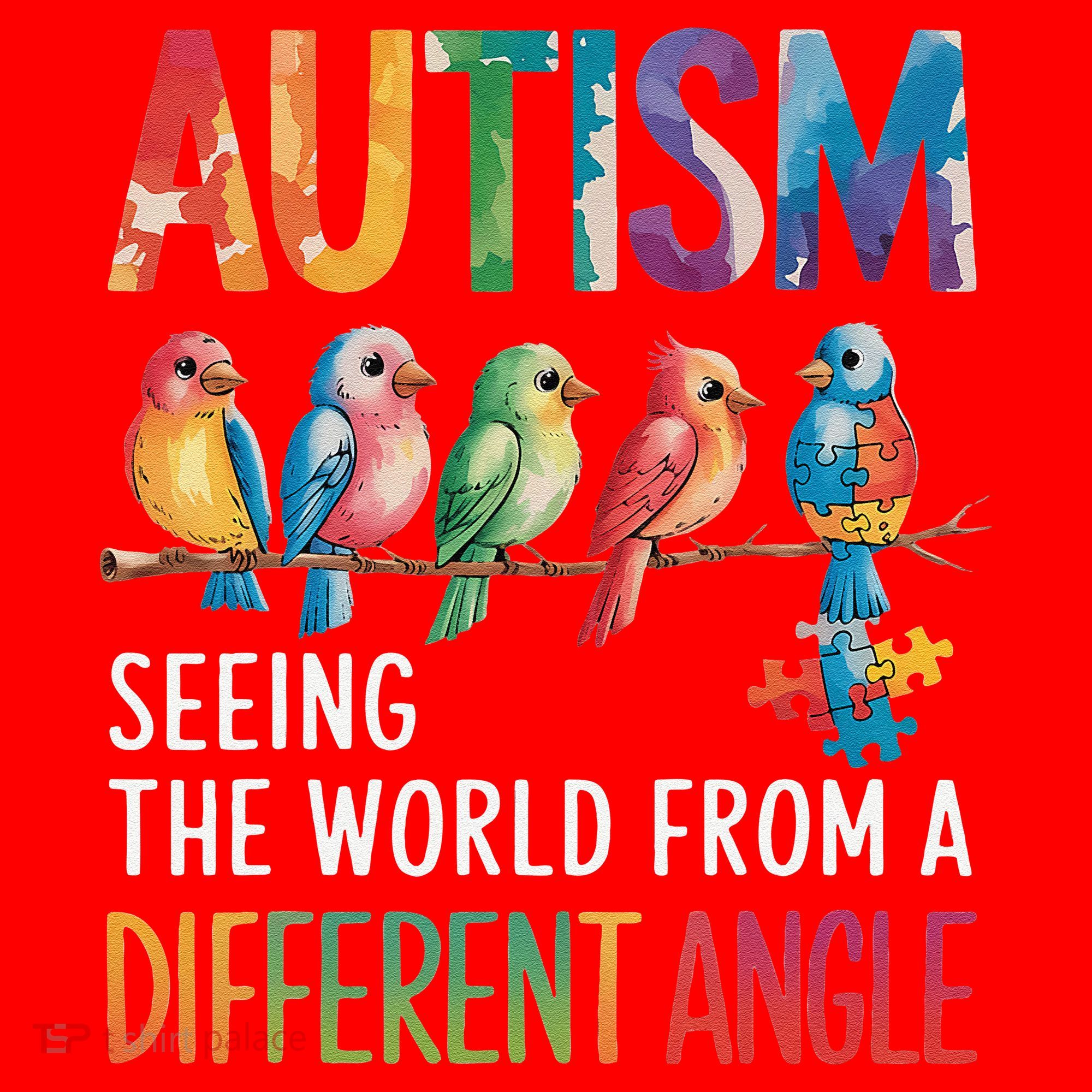 Autism Awareness Different Angle Neurodiversity Santa Hat
