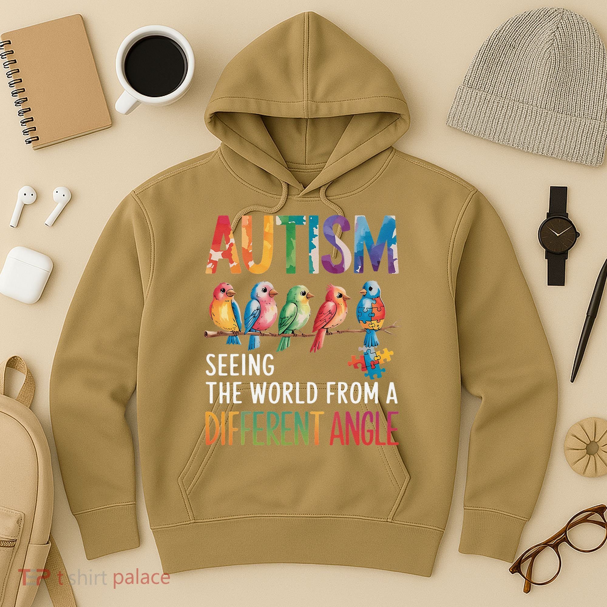 Autism Awareness Different Angle Neurodiversity Hoodie