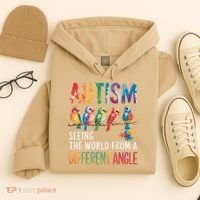 Autism Awareness Different Angle Neurodiversity Hoodie thumb 4