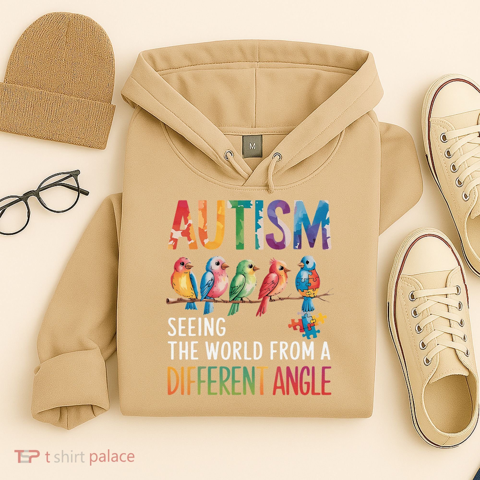 Autism Awareness Different Angle Neurodiversity Hoodie